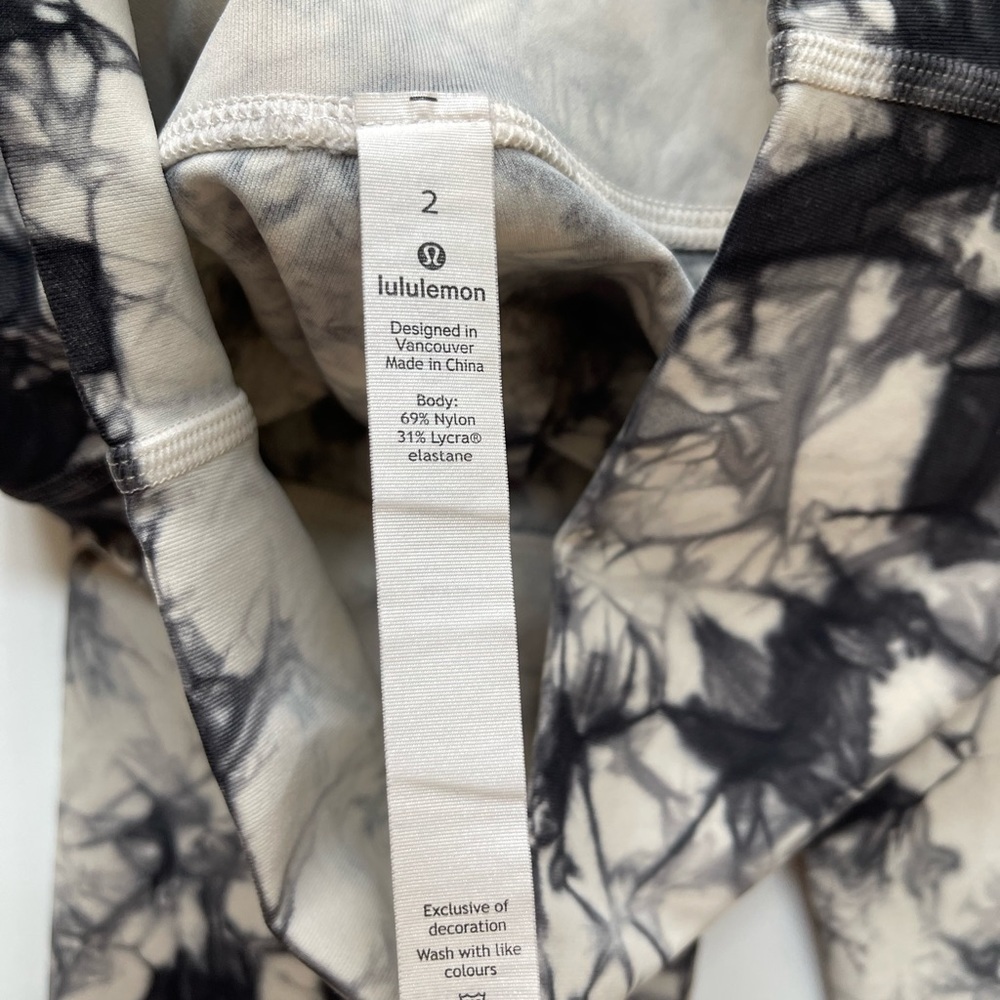 Lululemon Wunder Under Hi-Rise 7/8 Tight Dual Shibori Full-On Luxtreme 25" - Picture 8 of 9